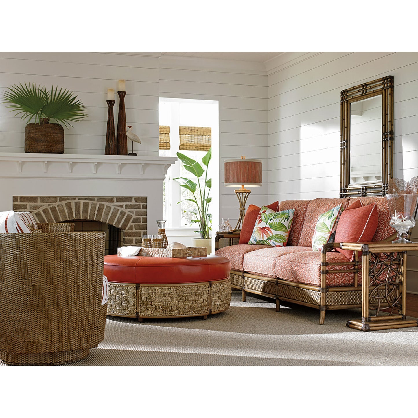 006 SR-835917 | Lifestyle | Angler Accent Table by Tommy Bahama Home. Made from unique in a eclectic & global style.