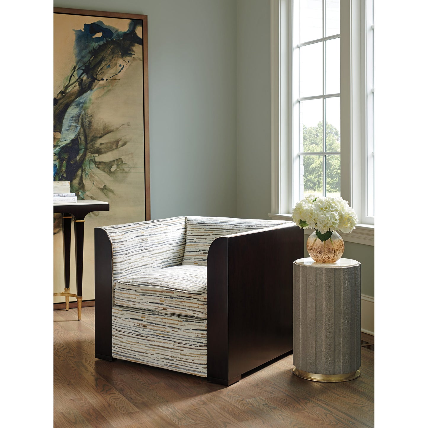 003 SR-835418 | Lifestyle | Hastings Chair by Lexington. Made from unique in a unique style.