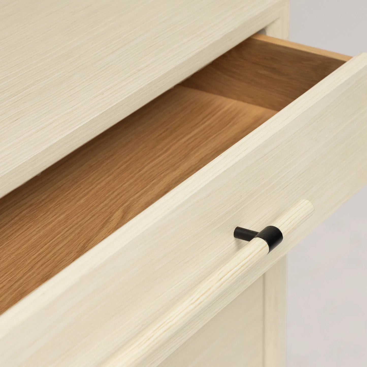 005 SI-2256451 | Closeup | Burton 3 Drawer Bedside by Interlude Home. Made from unique in a transitional style.