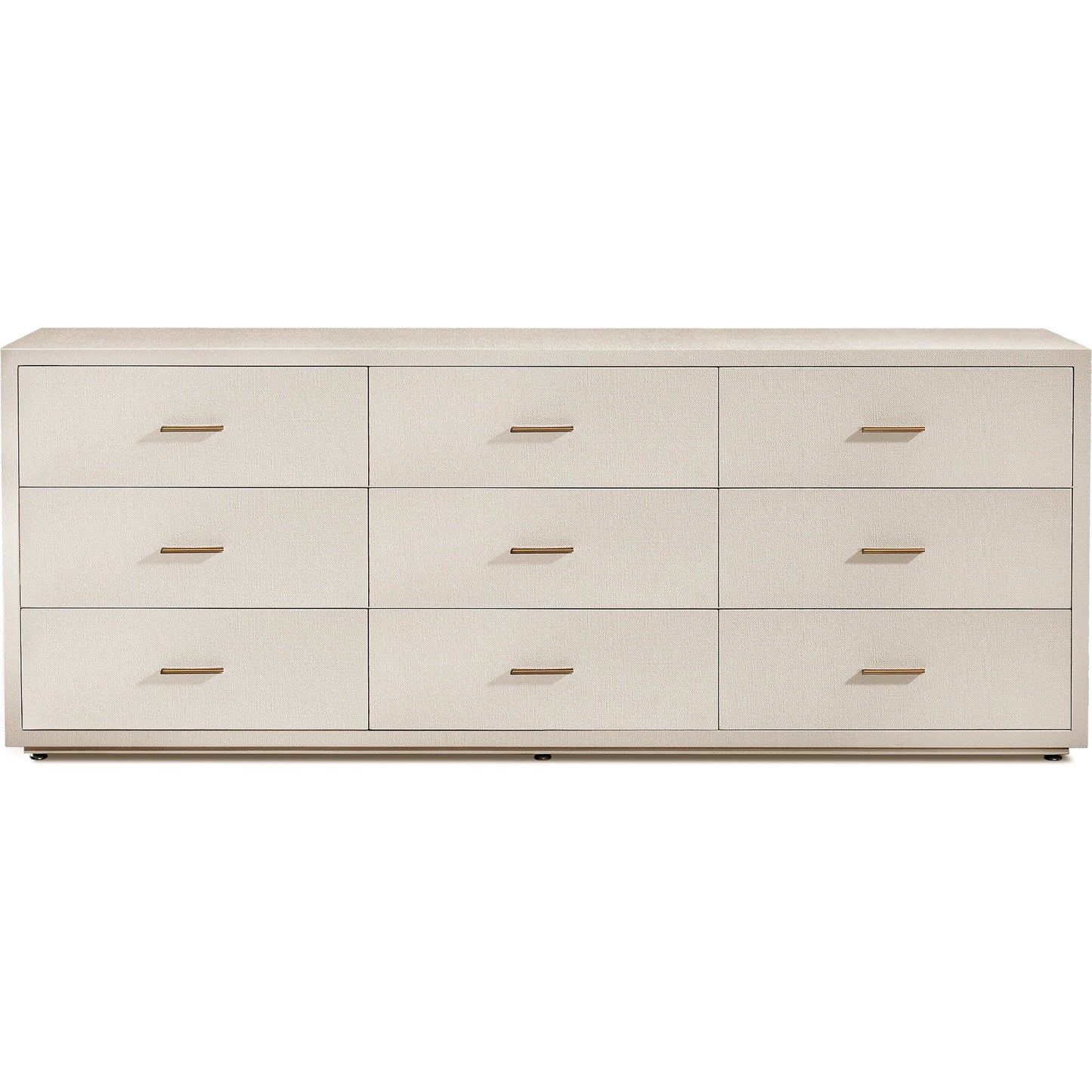 001 SI-2256502 | Primary Silo | Livia 9 Drawer Chest by Interlude Home in beige and caribbean sand. Made from wood in a transitional style.