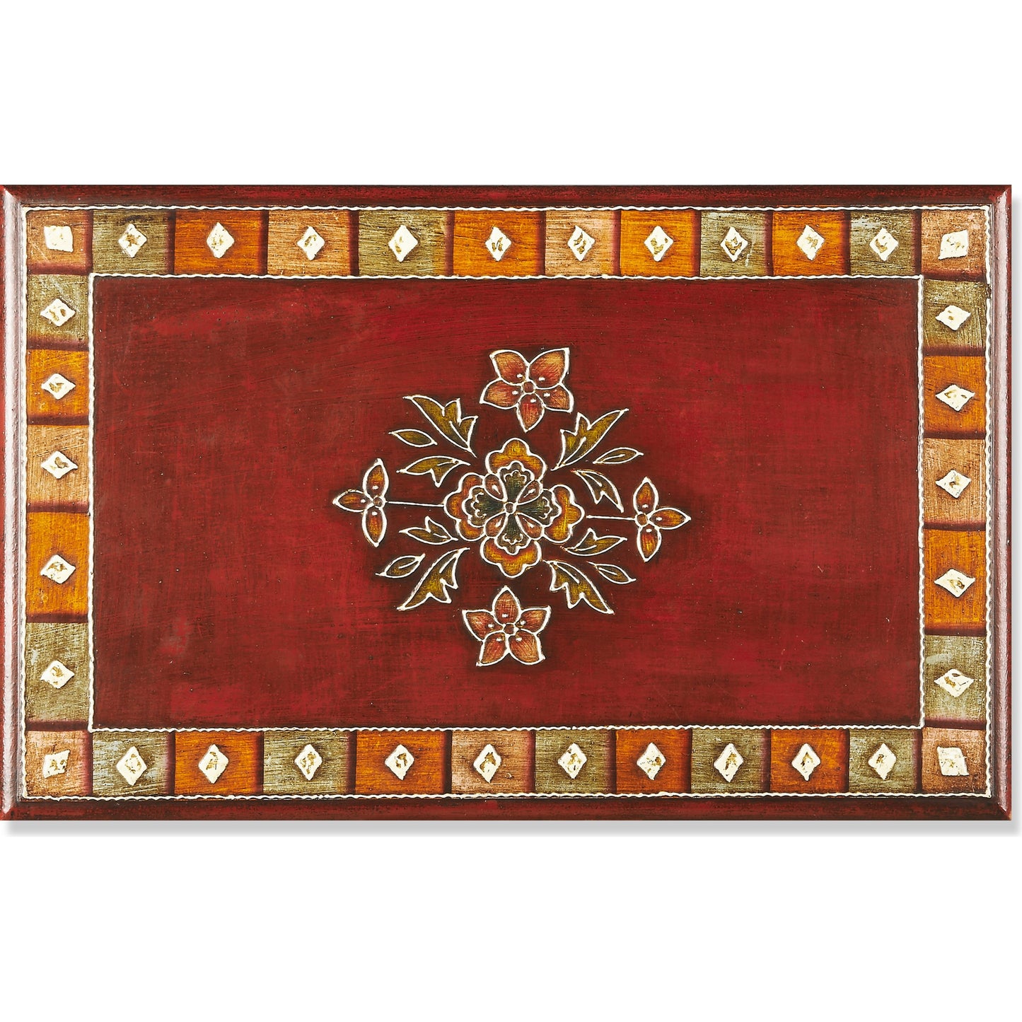 002 O-BUTLER-1893290 | Additional Silo | Sasha Hand Painted Nesting Tables by Butler Specialty Company in assorted and artifacts. Made from select wood solids in a eclectic & global style.