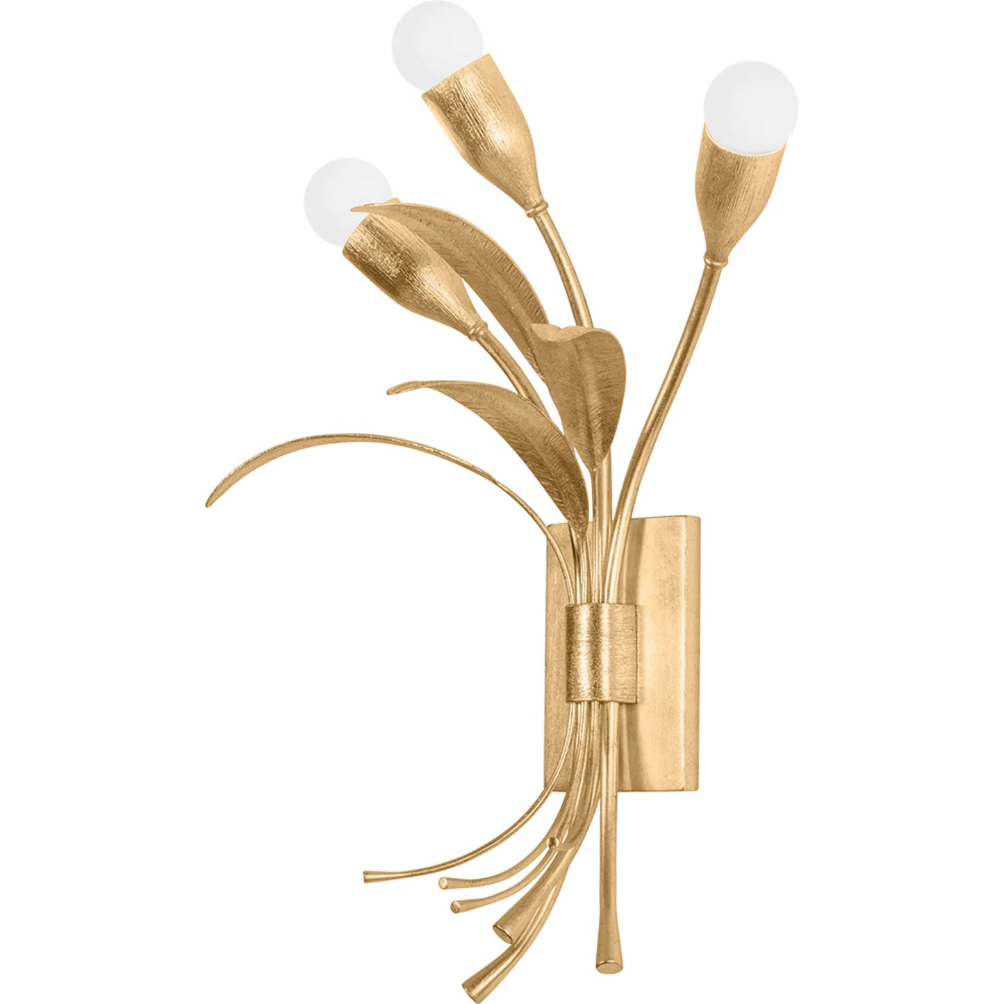 001 SI-2388144 | Primary Silo | Bilston Wall Sconce by Hudson Valley in vintage gold leaf. Made from iron in a unique style.