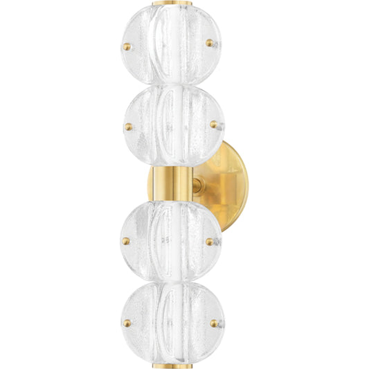 Lindley Bath Bracket by Hudson Valley. Made from brass in a transitional style.