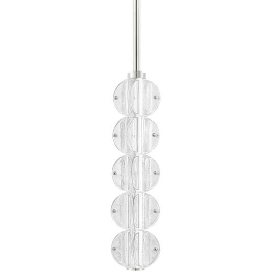 Lindley 5 Light Pendant by Hudson Valley. Made from brass in a transitional style.