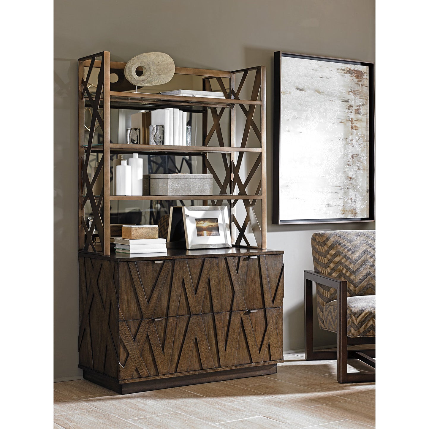 007 SR-835884 | Lifestyle | Prism File Chest by Sligh. Made from unique in a eclectic & global style.