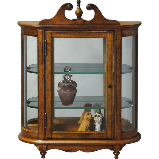 001 O-BUTLER-1927001 | Primary Silo | Melinda Wall Curio by Butler Specialty Company. Made from wood solids, wood veneers, glass in a traditional style.