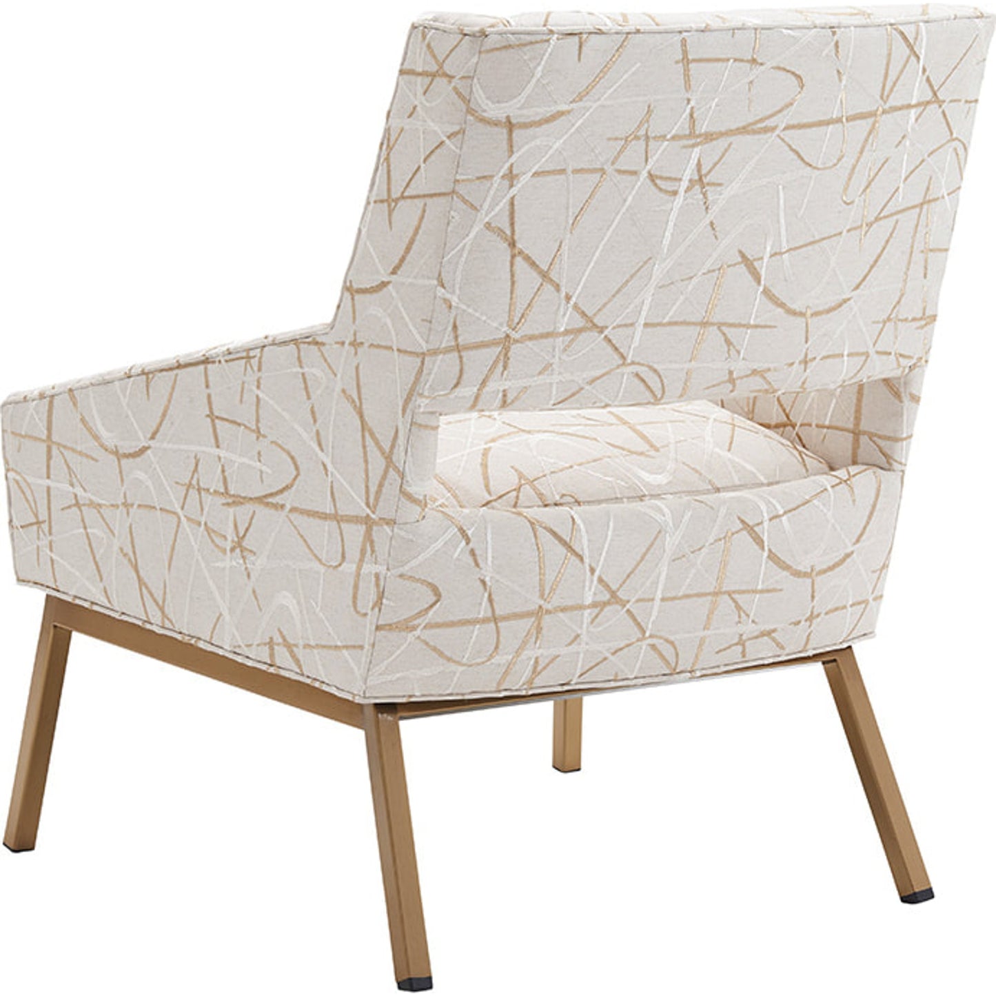 002 SR-835079 | Additional Silo | Amani Upholstered Chair with Bright Brass Base by Lexington. Made from unique in a modern style.