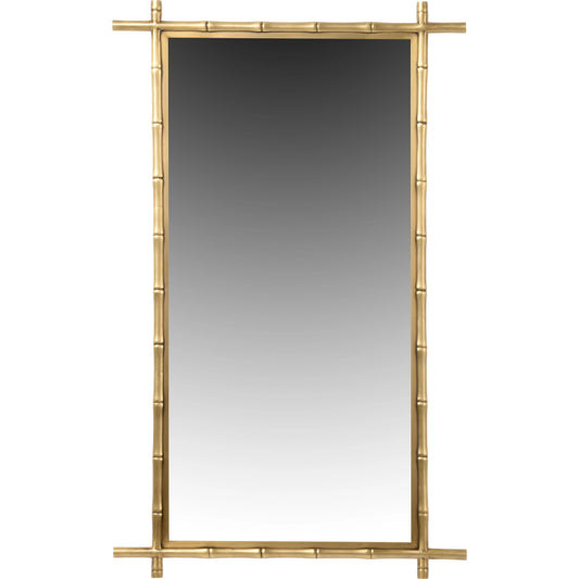 Bamboo Mirror by Wildwood in antique, plain. Made from unique in a modern style.