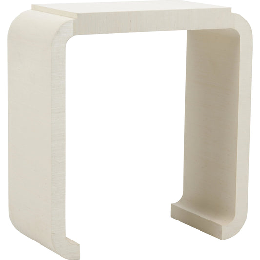 Notched Waterfall Console by Wildwood in cream. Made from unique in a modern style.