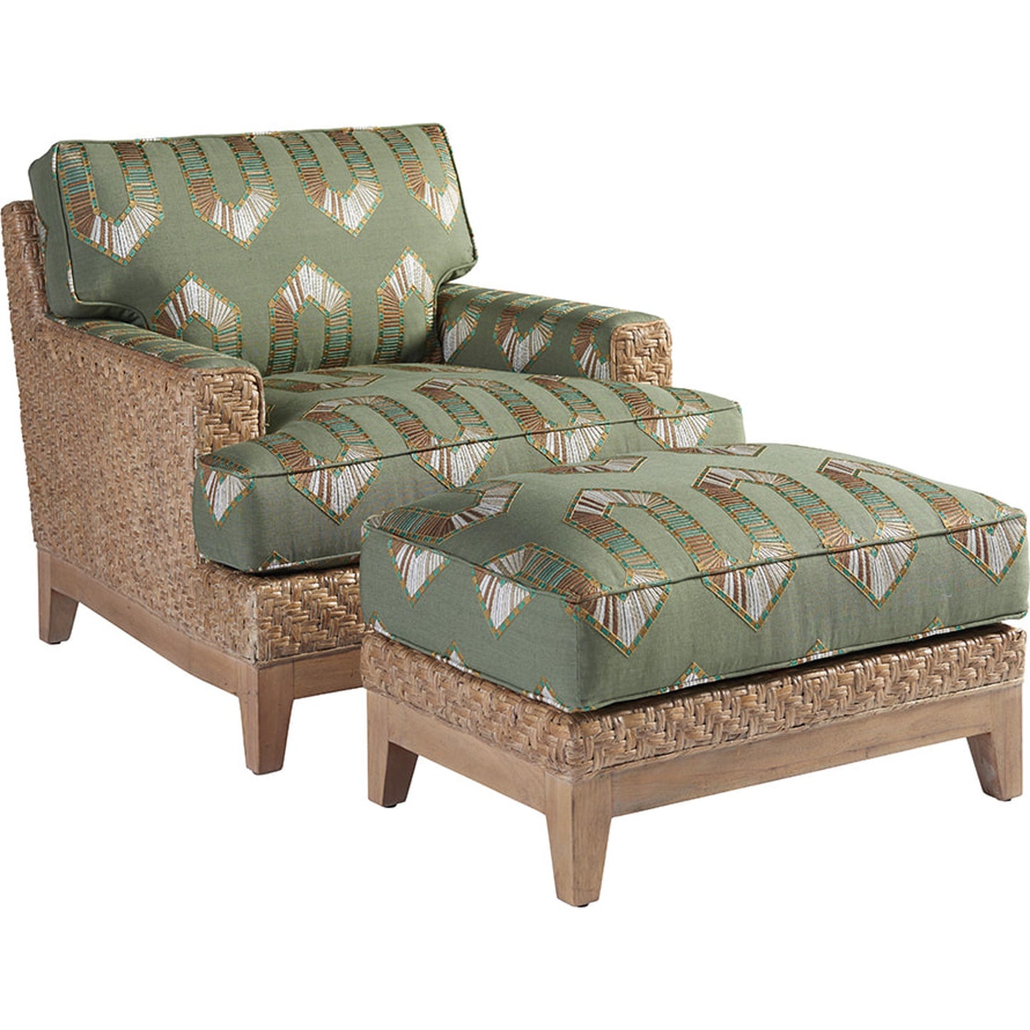002 SR-836055 | Additional Silo | Danville Ottoman by Tommy Bahama Home in newcastle. Made from unique in a coastal style.