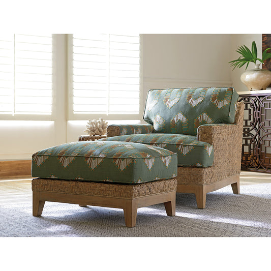 Danville Ottoman by Tommy Bahama Home in newcastle. Made from unique in a coastal style.