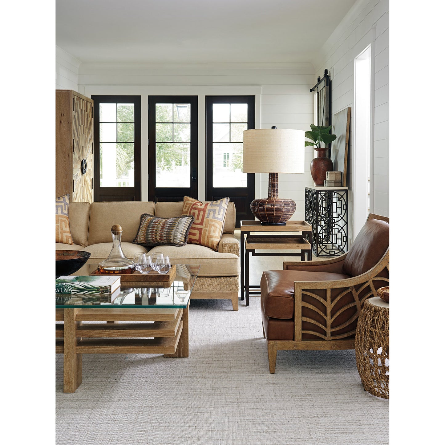 004 SR-836069 | Lifestyle | Dolca Vita Nesting Tables by Tommy Bahama Home. Made from unique in a modern style.