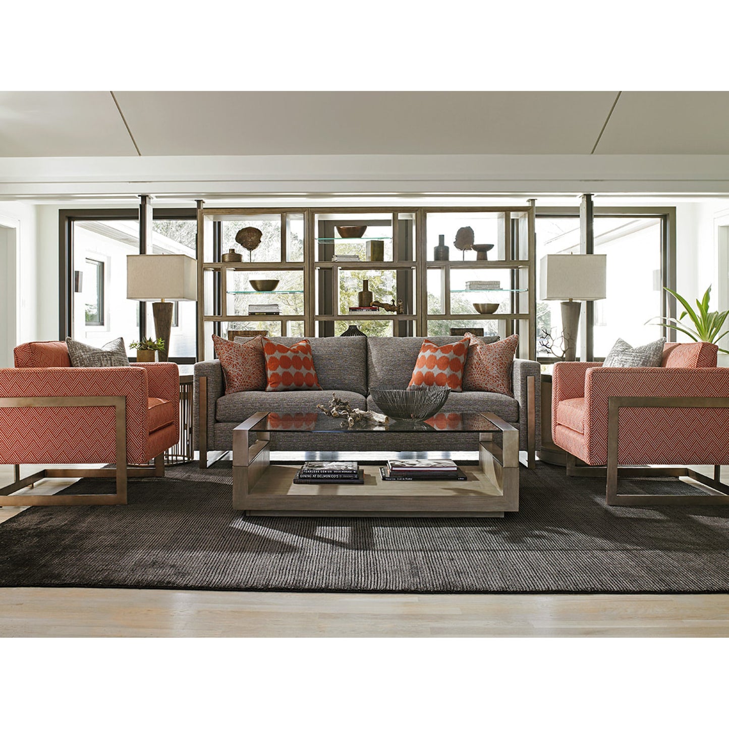 005 SR-835236 | Lifestyle | Center Stage Cocktail Table by Lexington. Made from unique in a modern style.