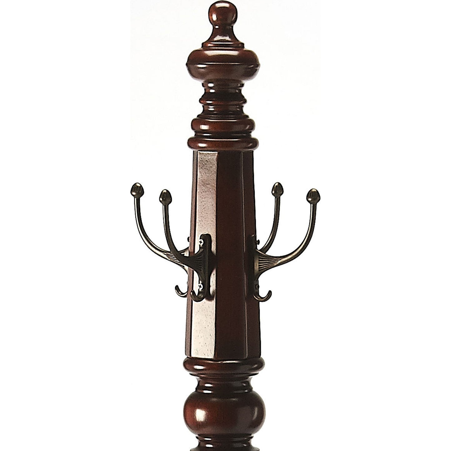 004 O-BUTLER-1937024 | Additional Silo | Joshua Costumer by Butler Specialty Company in dark brown and plantation cherry. Made from rubberwood solids, cherry veneer in a traditional style.