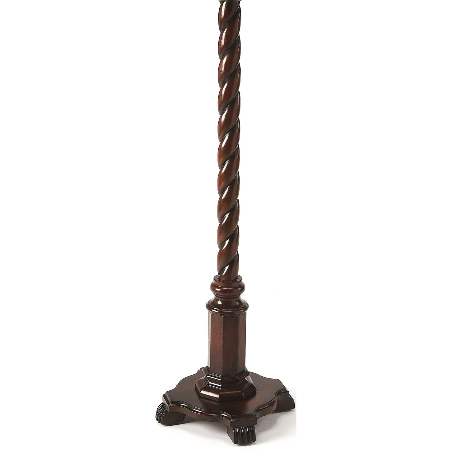 002 O-BUTLER-1937024 | Additional Silo | Joshua Costumer by Butler Specialty Company in dark brown and plantation cherry. Made from rubberwood solids, cherry veneer in a traditional style.