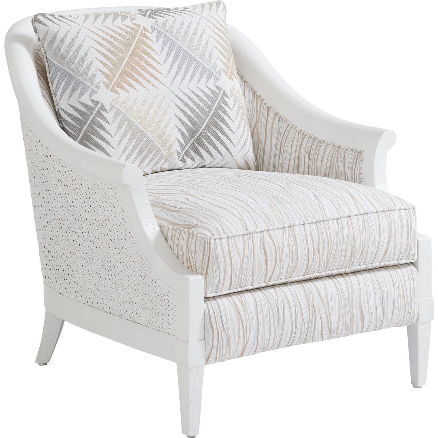 001 SR-836561 | Additional Silo | Westbank Chair by Tommy Bahama Home in seashell. Made from unique in a coastal style.