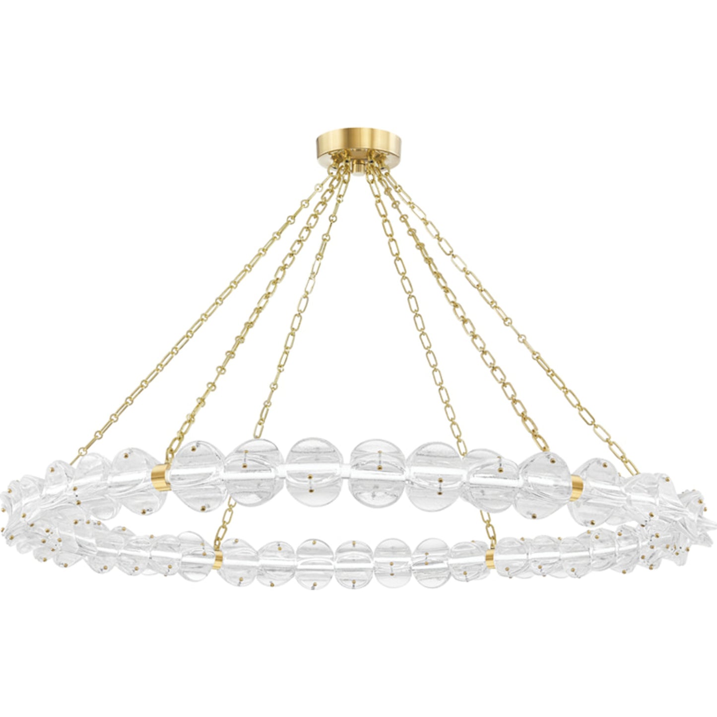 002 SI-1758927 | Primary Silo | Lindley Chandelier by Hudson Valley. Made from brass in a transitional style.