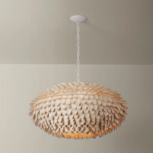 Alsen Pendant by Hudson Valley in white plaster. Made from unique in a modern style.