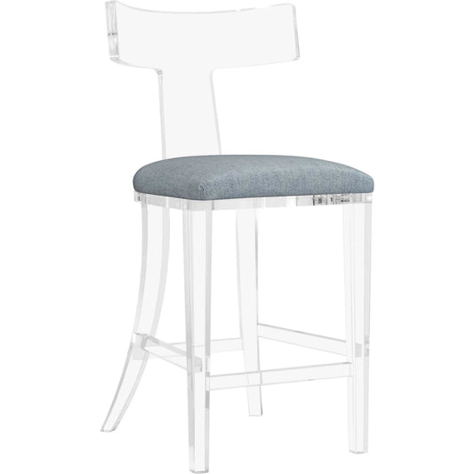 Tristan Acrylic Counter Stool by Interlude Home. Made from unique in a coastal style.