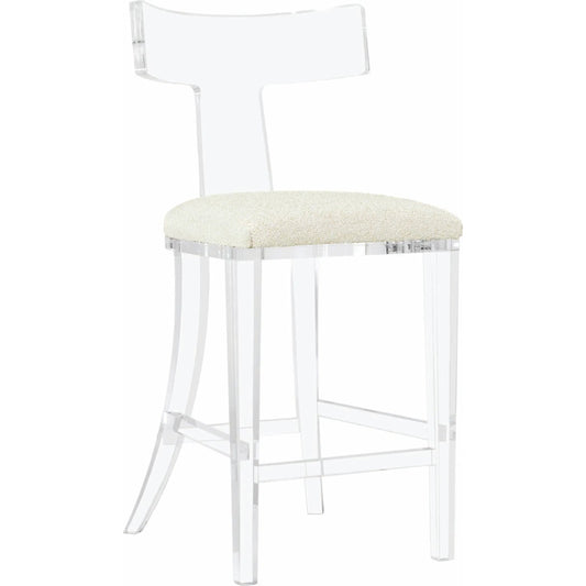 Tristan Acrylic Counter Stool by Interlude Home. Made from unique in a coastal style.
