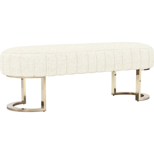 Harlow Bench by Interlude Home. Made from unique in a coastal style.