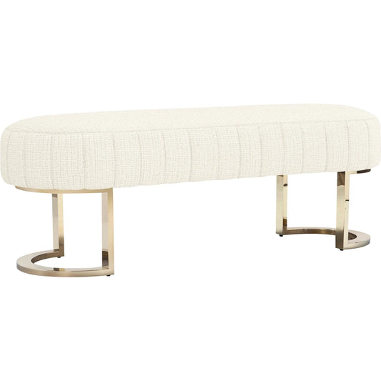 Harlow Bench by Interlude Home. Made from unique in a coastal style.