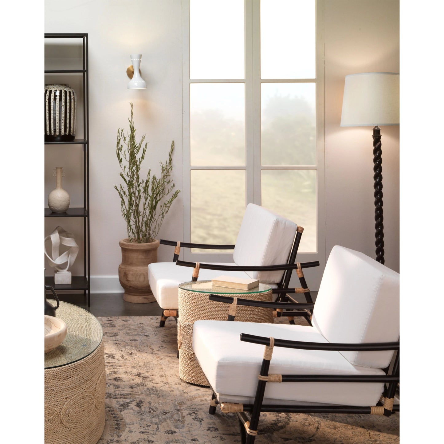 007 S-291789 | Lifestyle | Barley Twist Floor Lamp by Jamie Young. Made from unique in a traditional style.