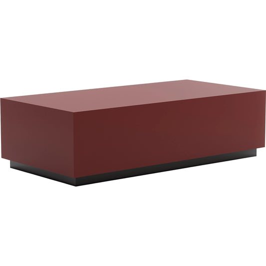 Cocktail Couture Rectangular Cocktail Table by Caracole in rouge red gloss. Made from unique in a eclectic & global style.