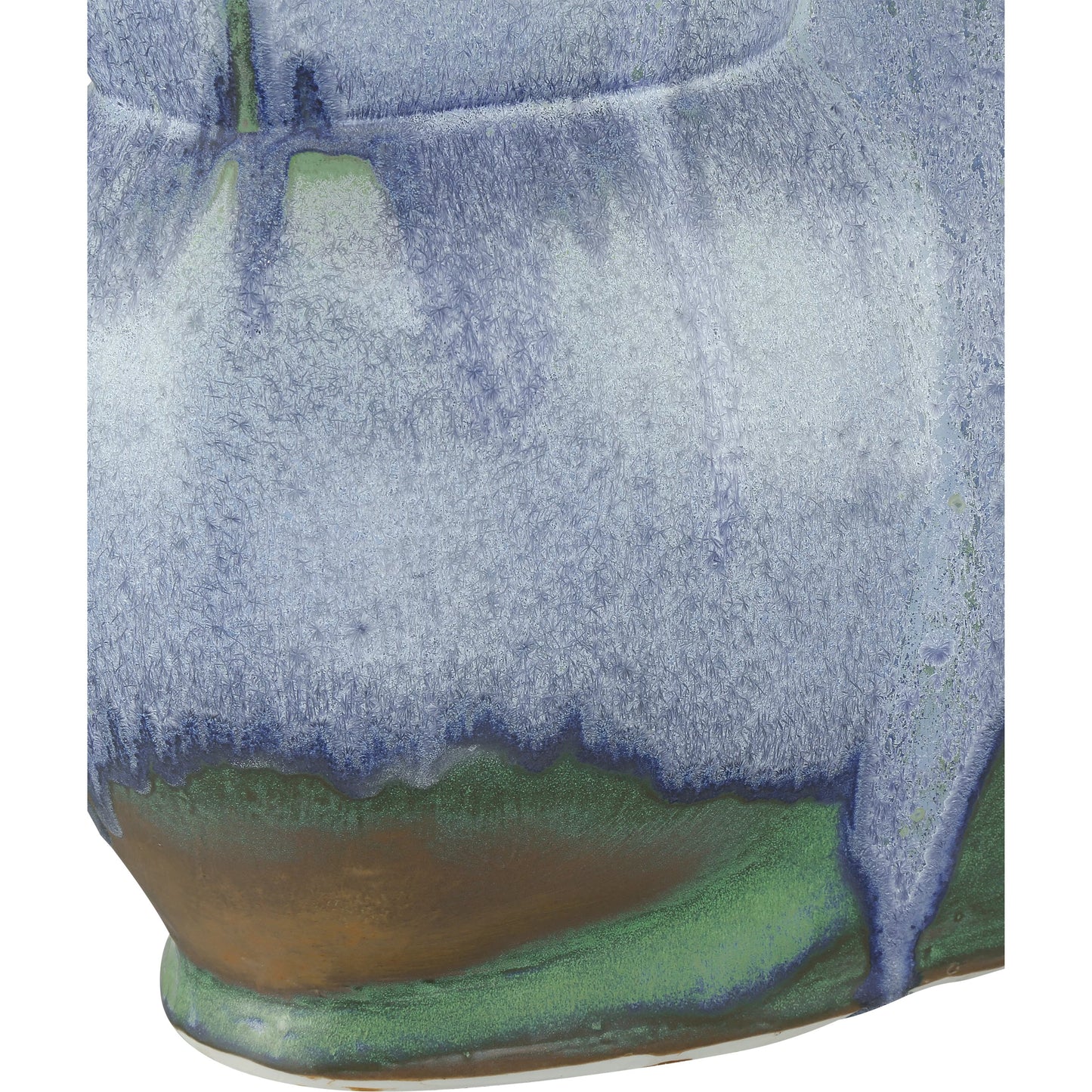 003 SI-2191764 | Additional Silo | Lapine Object by Currey and Company in reactive blue, green. Made from porcelain in a modern style.