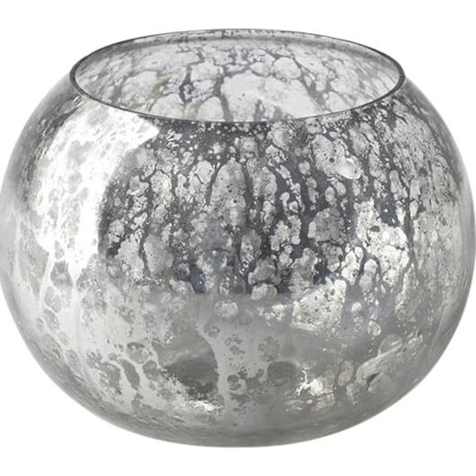Votive Bowl by Regina Andrew in antique mercury and antique mercury. Made from glass in a traditional style.