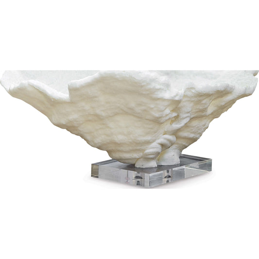 001 S-286828 | Primary Silo | Coral Reef Bowl by Regina Andrew in white, natural and white. Made from resin in a coastal style.