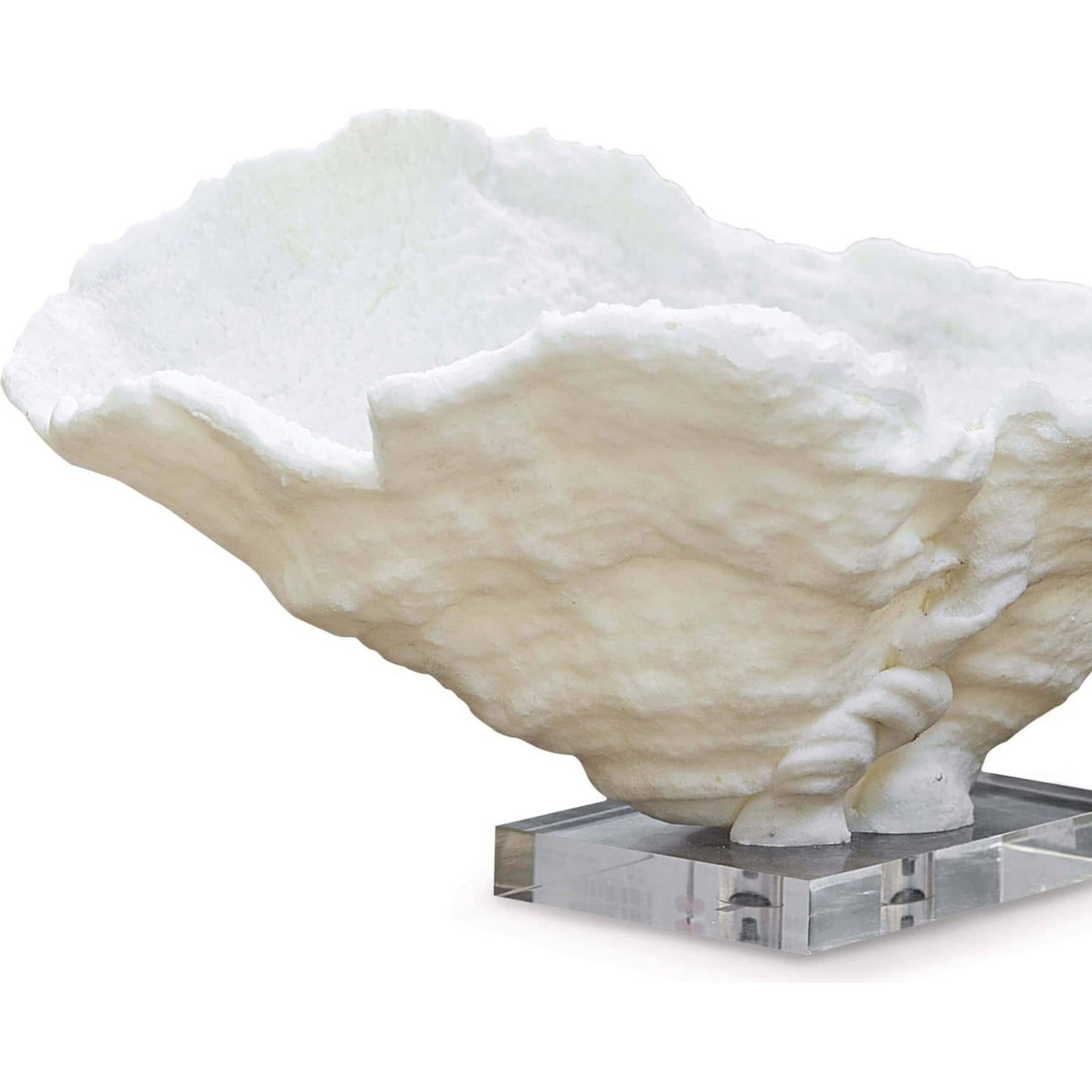 003 S-286828 | Additional Silo | Coral Reef Bowl by Regina Andrew in white, natural and white. Made from resin in a coastal style.