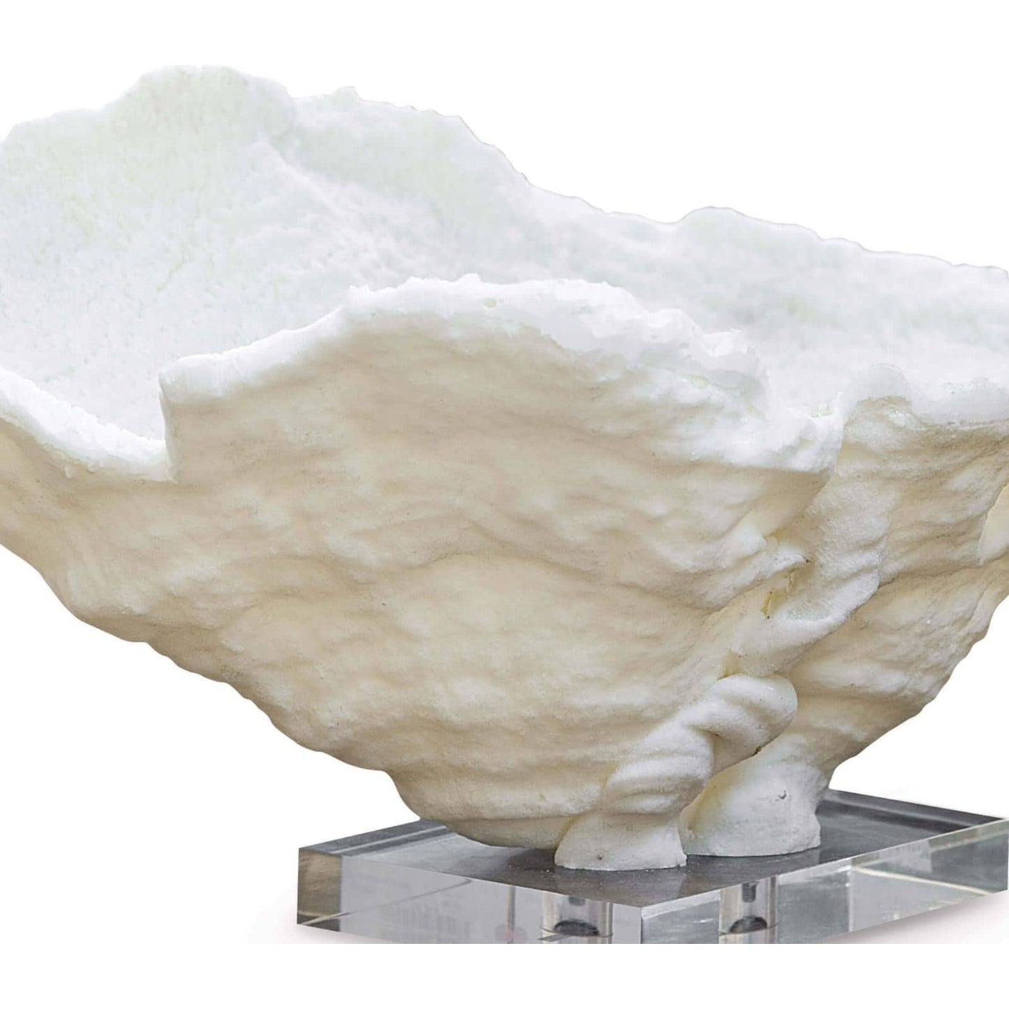 005 S-286828 | Additional Silo | Coral Reef Bowl by Regina Andrew in white, natural and white. Made from resin in a coastal style.
