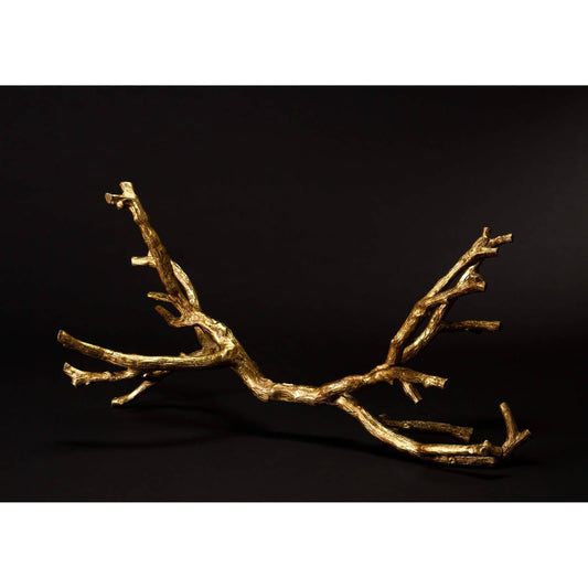 Metal Branch by Regina Andrew. Made from aluminum in a traditional style.