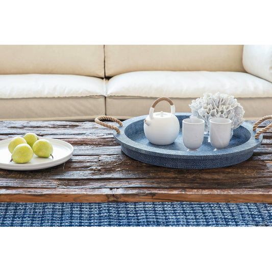 Aegean Serving Tray by Regina Andrew. Made from resin in a coastal style.
