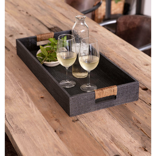 Logia Rectangle Tray by Regina Andrew. Made from resin in a modern style.
