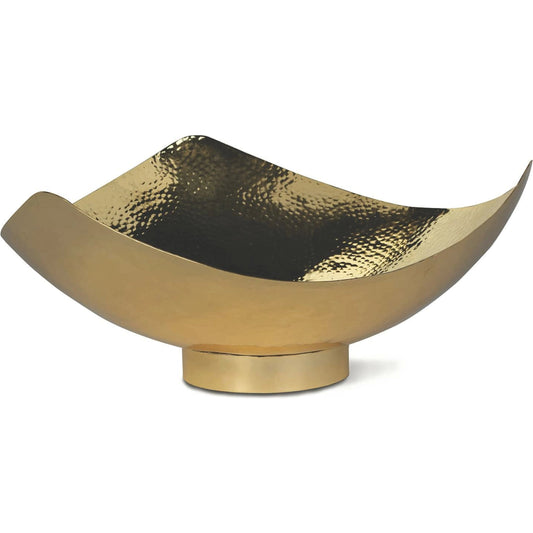 Milo Bowl by Regina Andrew in brass and polished brass. Made from stainless steel in a eclectic & global style.