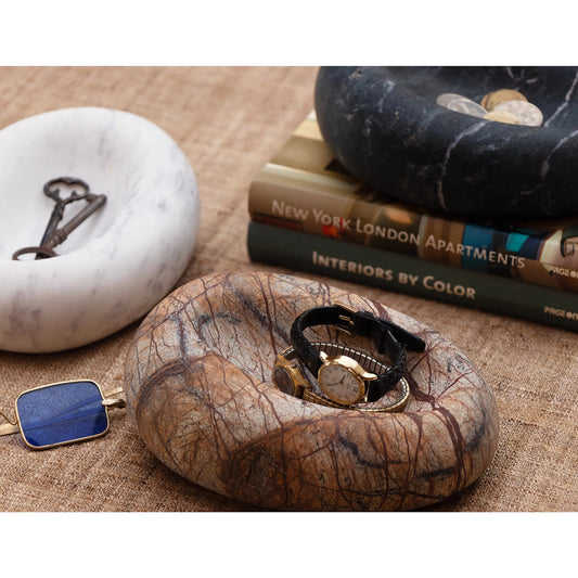 Lagoon Marble Bowl by Regina Andrew. Made from marble in a modern style.