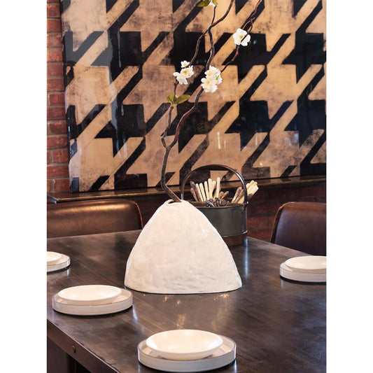 Atlas Ceramic Vase by Regina Andrew in white. Made from ceramic in a modern style.