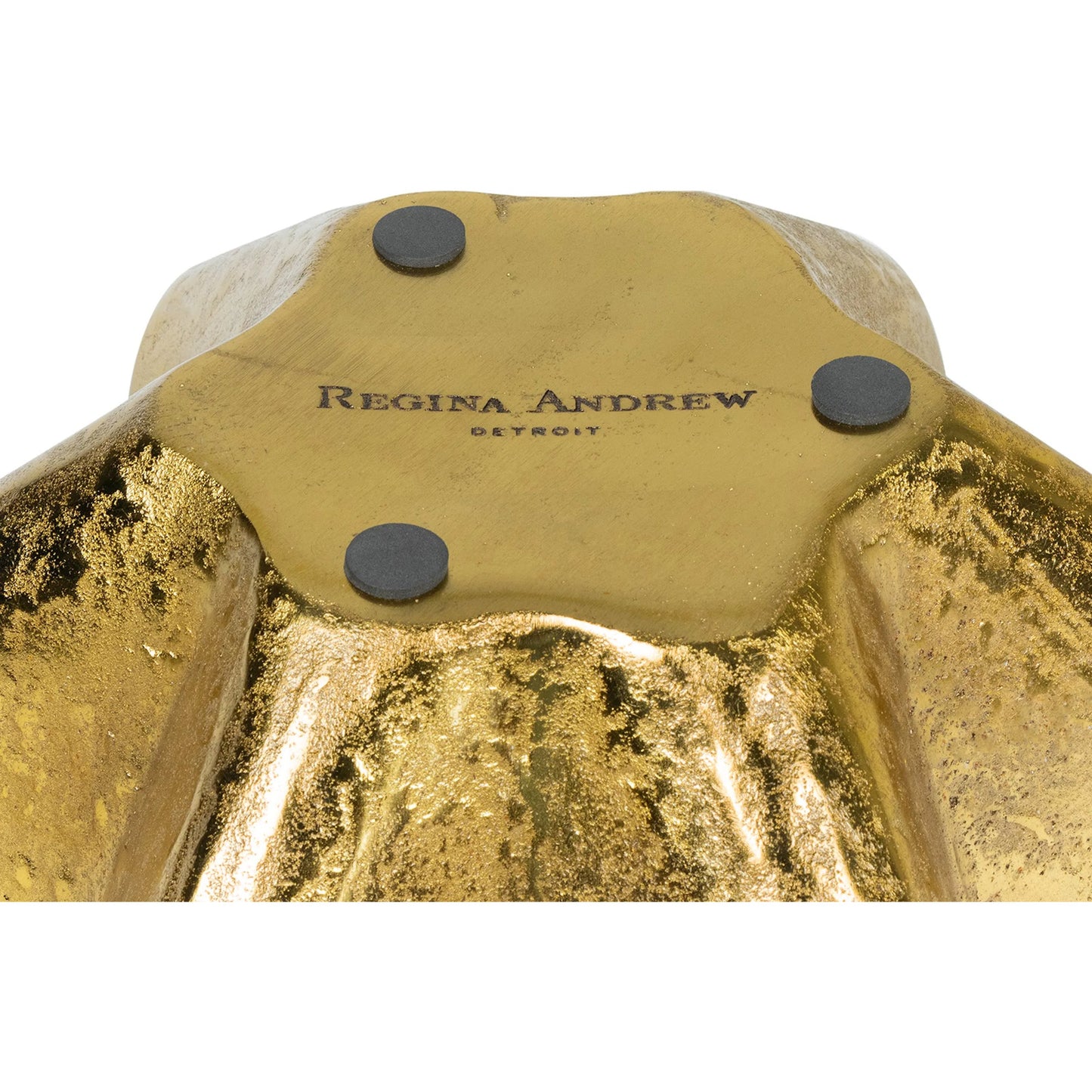 009 SI-2262819 | Closeup | Pedicoat Metal Bowl by Regina Andrew. Made from aluminum in a modern style.