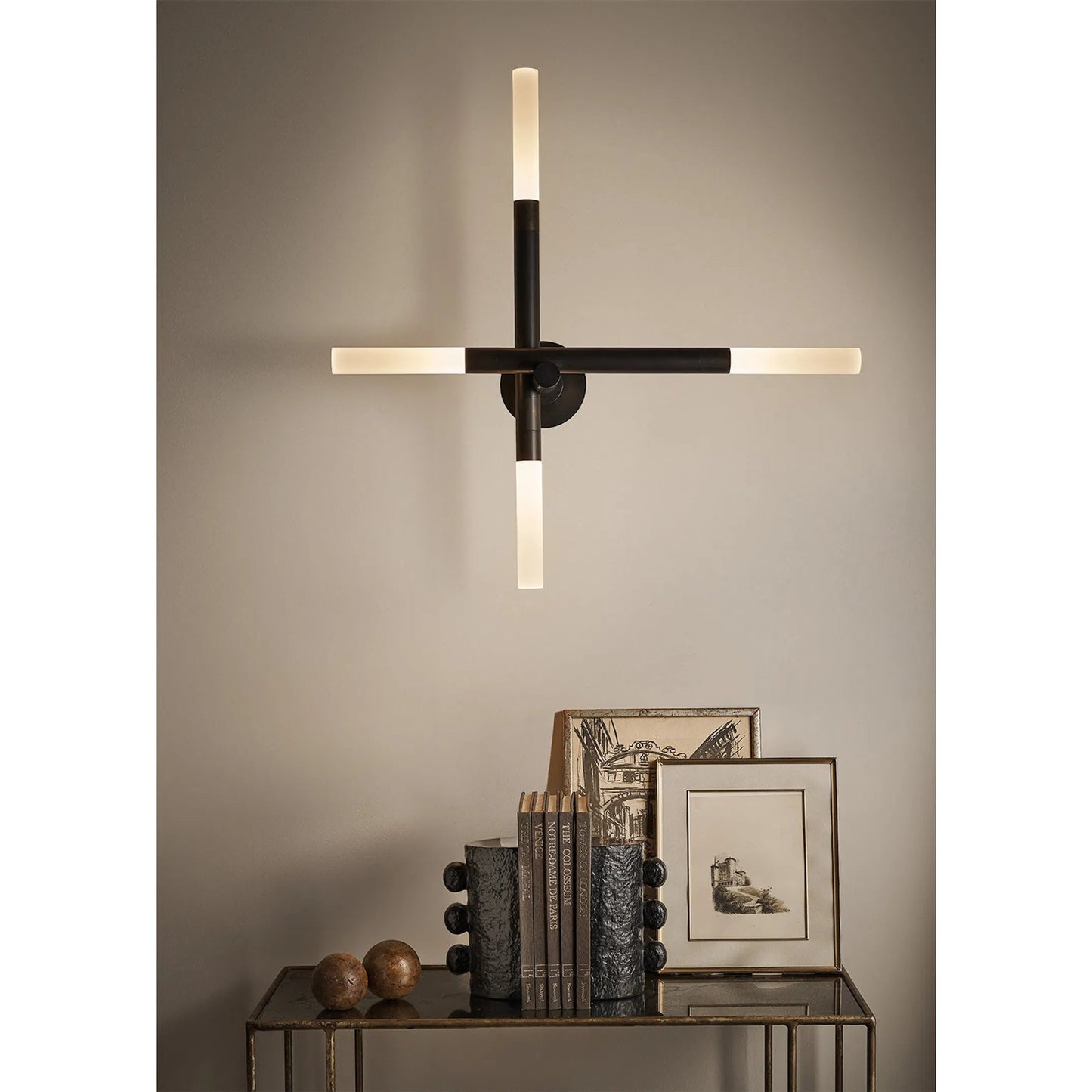 003 SI-2262821 | Lifestyle | Sanya Bookend Set by Regina Andrew. Made from aluminum in a modern style.