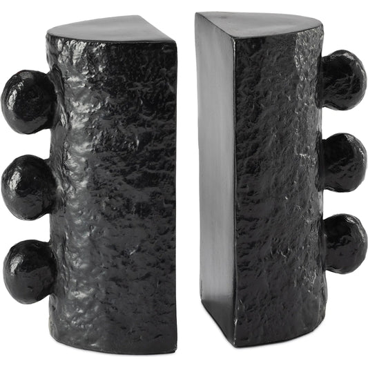 Sanya Bookend Set by Regina Andrew. Made from aluminum in a modern style.