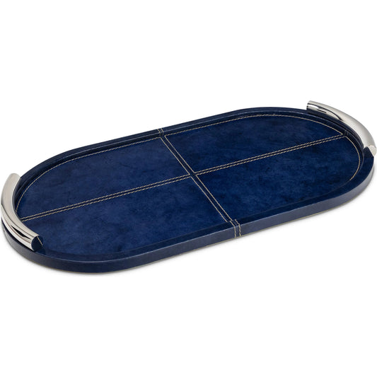 000 SI-2629020 | Primary Silo | Hayes Leather Tray Oval by Regina Andrew. Made from leather in a unique style.