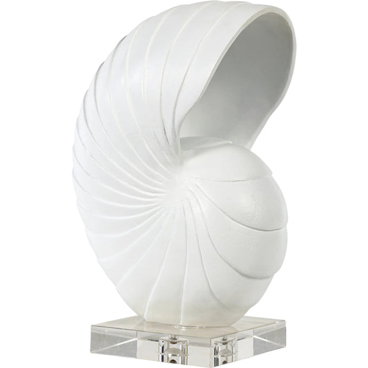 000 SI-2629027 | Primary Silo | Nautilus Shell by Regina Andrew in white and white. Made from resin in a unique style.