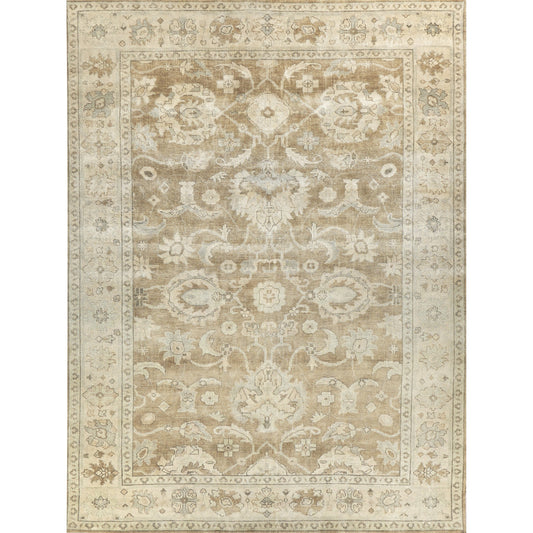 Antique Weave Oushak Rug by Exquisite Rugs in gray, brown. Made from new zealand wool in a unique style.