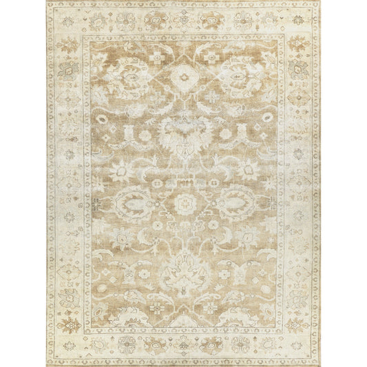 Antique Weave Oushak Rug - Gray, Brown by Exquisite Rugs in gray, brown. Made from new zealand wool in a unique style.
