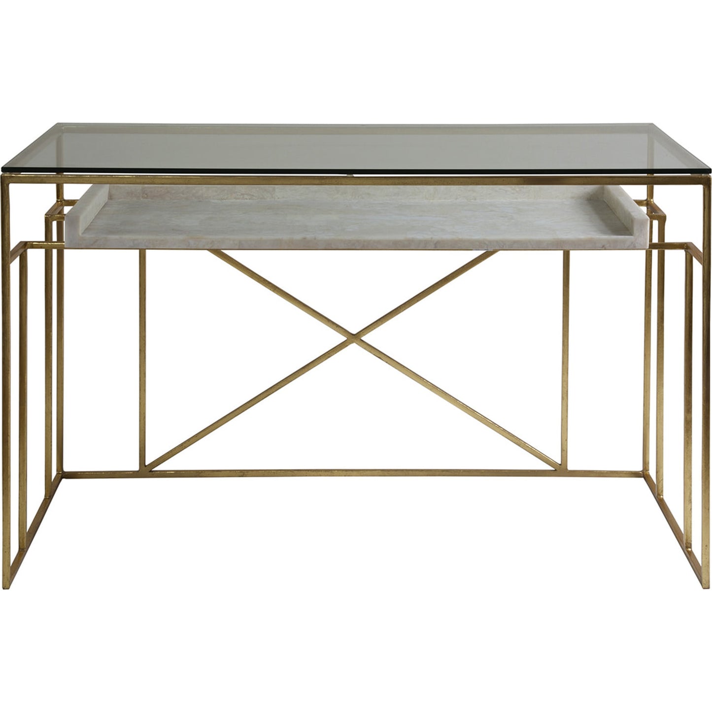002 SR-834307 | Additional Silo | Cumulus Writing Table by Artistica Home in gold. Made from unique in a modern style.