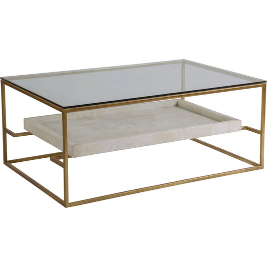 Cumulus Cocktail Table by Artistica Home in gold. Made from unique in a modern style.