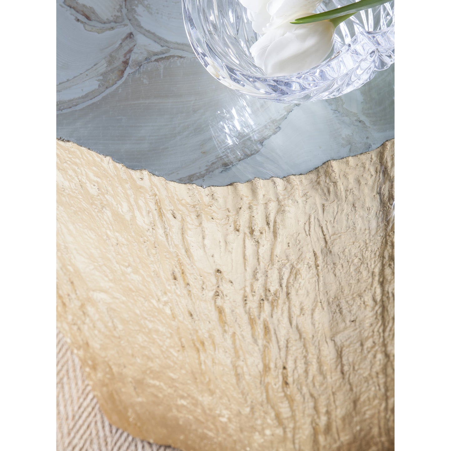 002 SR-834685 | Additional Silo | Trunk Segment Accent Table by Artistica Home. Made from unique in a rustic style.