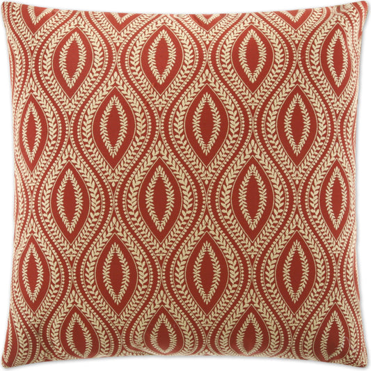 Carino by DV Kap Home in red, paprika. Made from 70% cotton, 30% polyester in a traditional style.
